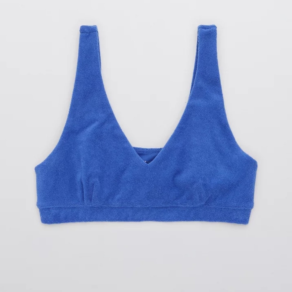 aerie terry sport bra